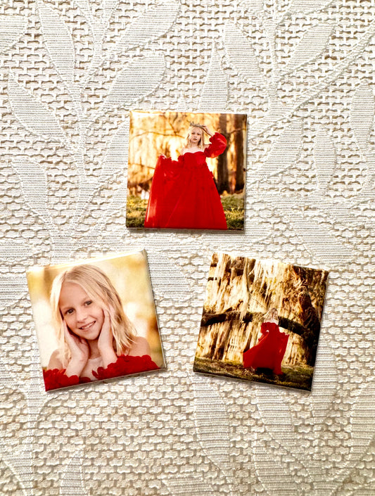 3 Personalized Photo Magnets